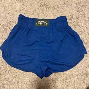 RARE Daily Drills Blue Nylon Shorts